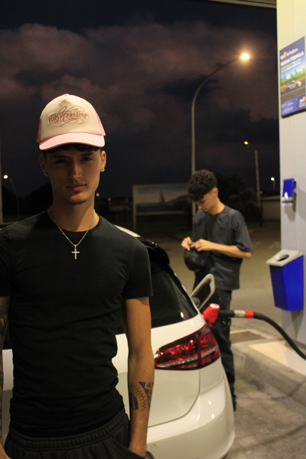 mnerva “GRIT” pink cap