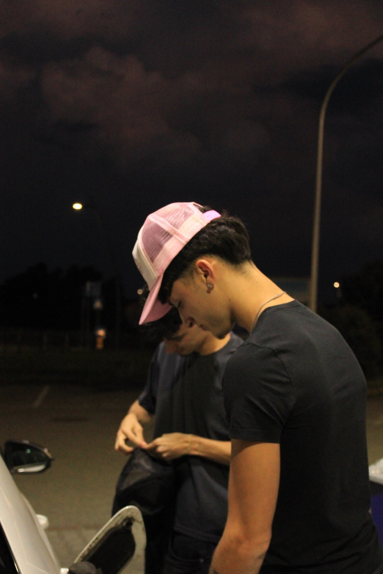 mnerva “GRIT” pink cap