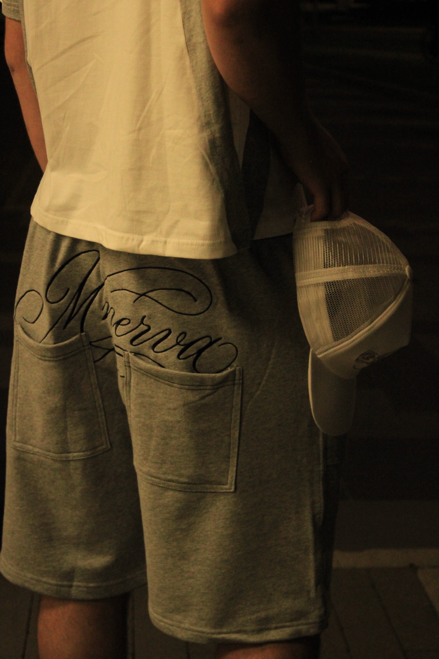 mnerva “Calligraphy” shorts